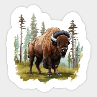 American Bison Sticker